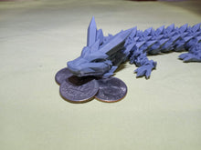 Load image into Gallery viewer, Crystal Articulated Dragon for RPG Settings